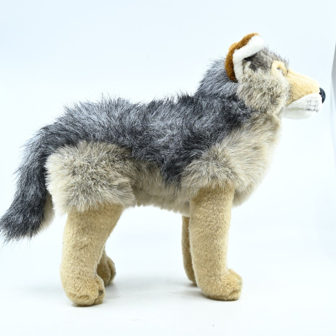 Grey Wolf with Brown Eyes - K & M International 2001 - Toy