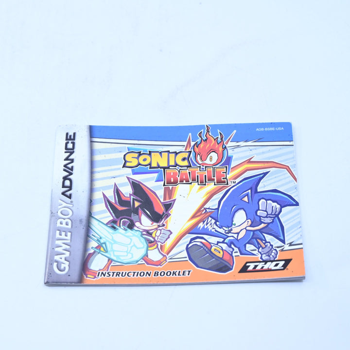 Sonic Battle - GBA Boxed Game - No Poster - Region Free - FREE POST!