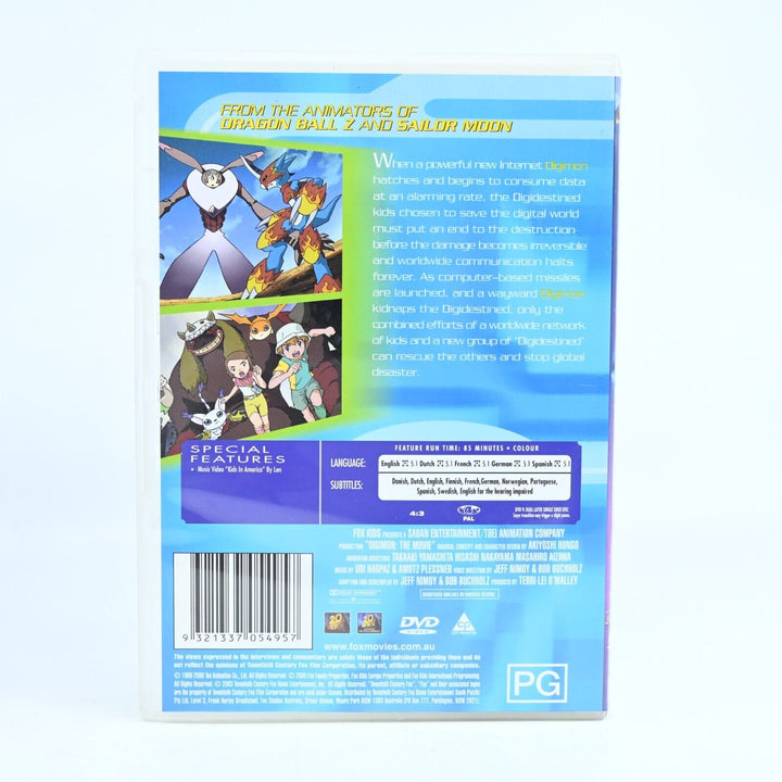 Digimon The Movie - AUS PAL - Anime DVD - MINT DISC!