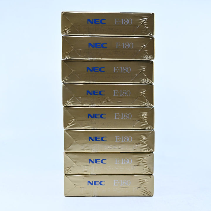 NEC E-180 Blank VHS Cassette Tape - PAL - VHS