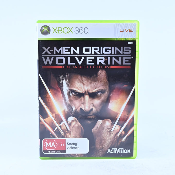 X-Men Origins: Wolverine - Uncaged Edition - Xbox 360 Game + Manual - PAL