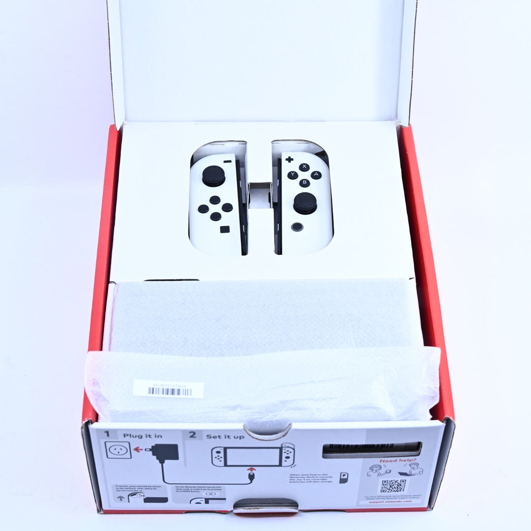 White - Nintendo Switch OLED Boxed Console - PAL - FREE POST!