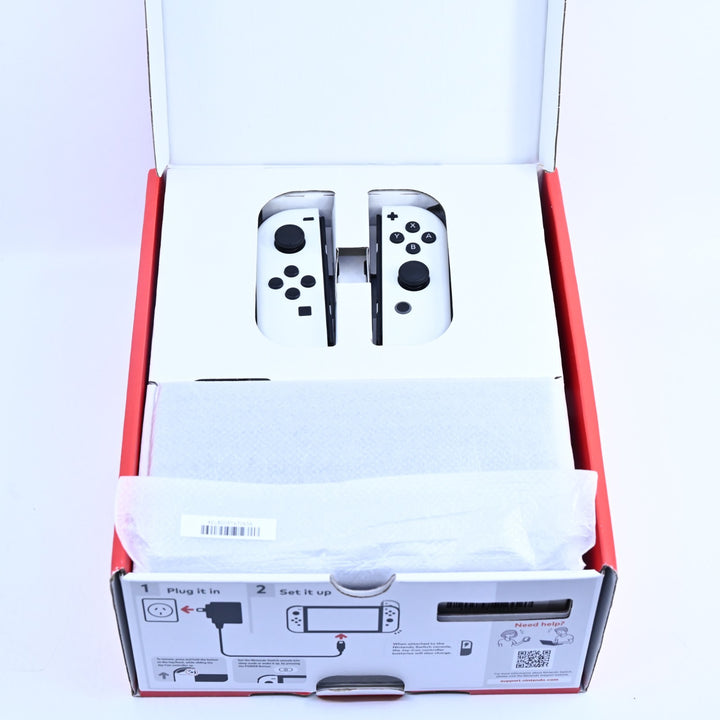 White - Nintendo Switch OLED Boxed Console - PAL - FREE POST!