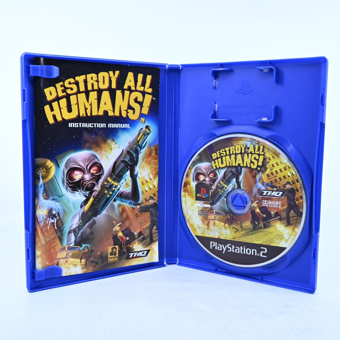 Destroy All Humans! - Sony Playstation 2 / PS2 Game + Manual - PAL