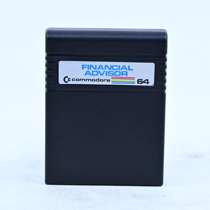Financial Advisor - Commodore 64 / C64 Game - Cartridge - FREE POST!
