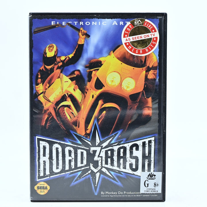 Road Rash 3 - Sega Genesis / Mega Drive Game - PAL - FREE POST!