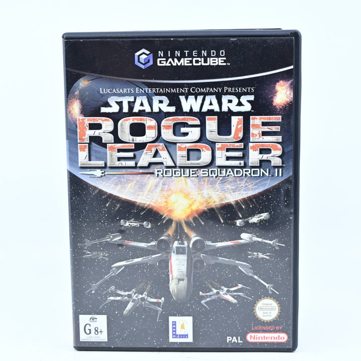 Star Wars Rogue Squadron II Rogue Leader - Nintendo Gamecube Game + Manual
