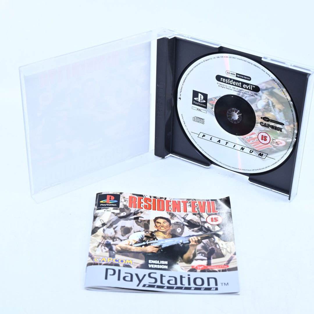 Resident Evil - Sony Playstation 1 / PS1 Game + Manual - PAL - MINT DISC!