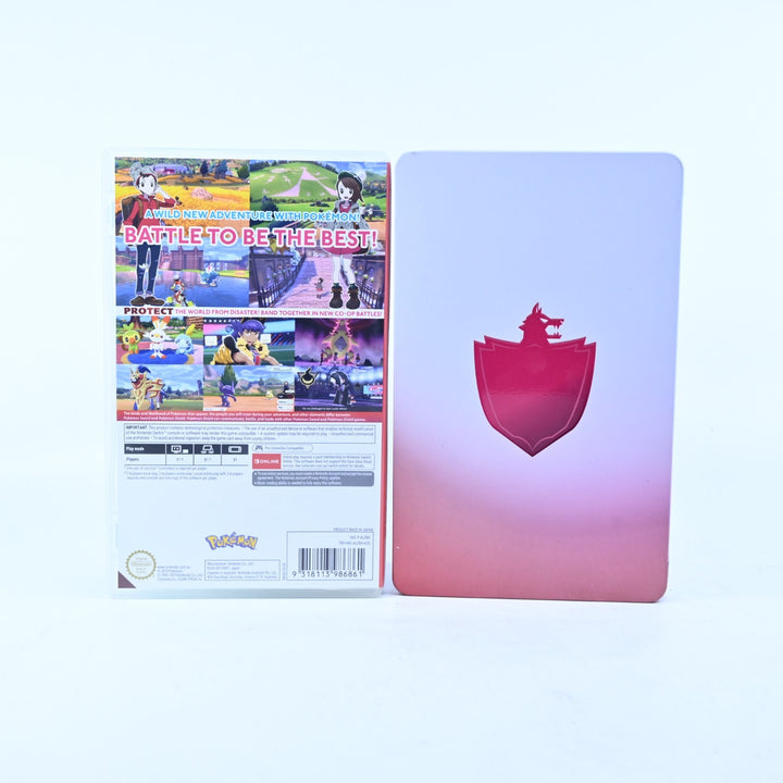Pokemon Shield - Nintendo Switch Game + Steelbook - FREE POST!