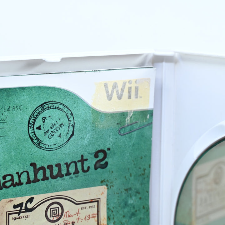 Manhunt 2 - Nintendo Wii Game + Manual - PAL - MINT DISC!