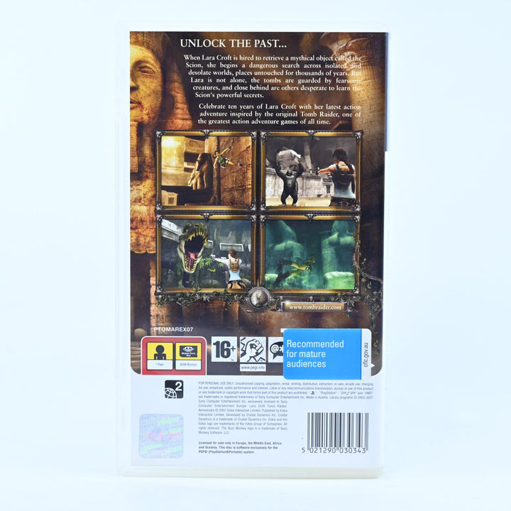 Lara Croft Tomb Raider Anniversary - Sony PSP Game - No Manual - FREE POST!