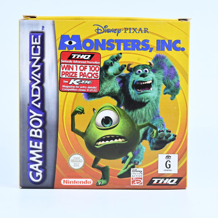 Monsters, Inc. - Nintendo Gameboy Advance / GBA Boxed Game - PAL - FREE POST!