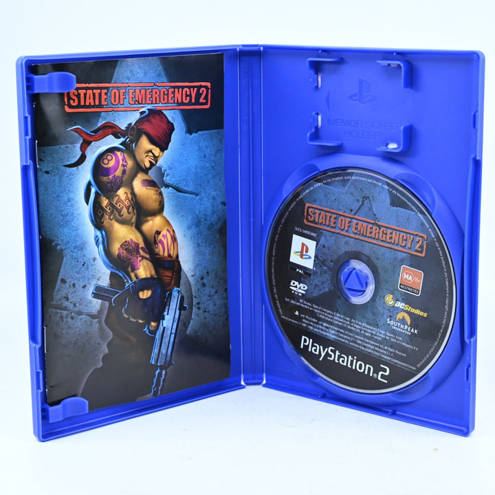State Of Emergency 2 - Sony Playstation 2 / PS2 Game + Manual - PAL - MINT DISC!