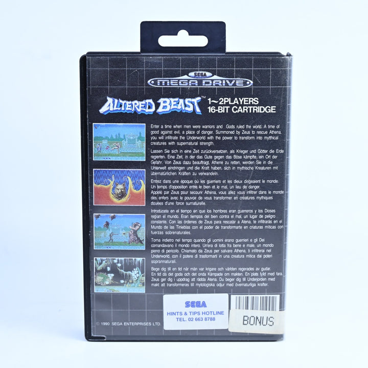 Altered Beast - Sega Mega Drive Game - No Manual - PAL - FREE POST!