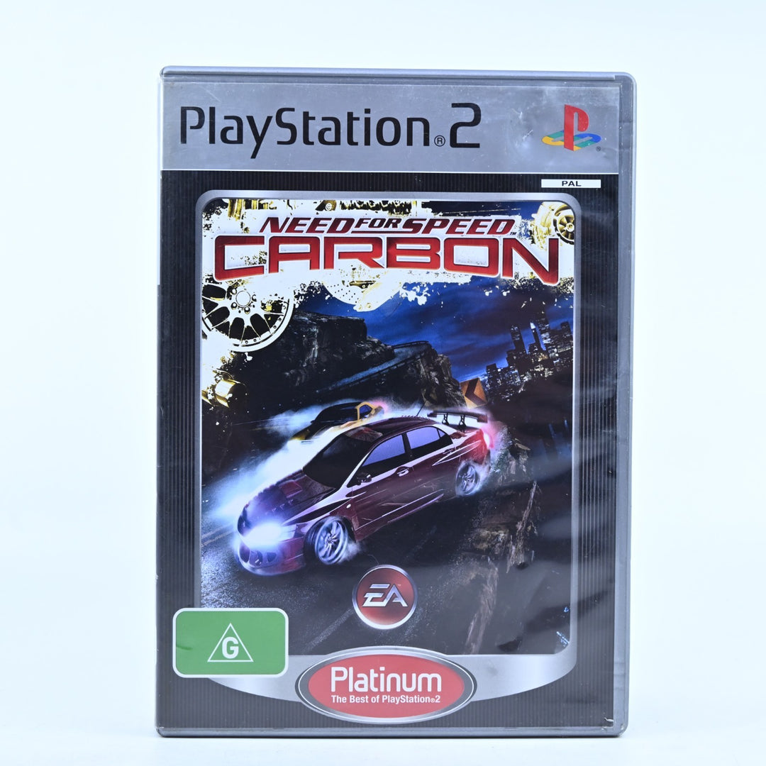 Need for Speed Carbon - Sony Playstation 2 / PS2 Game + Manual - PAL