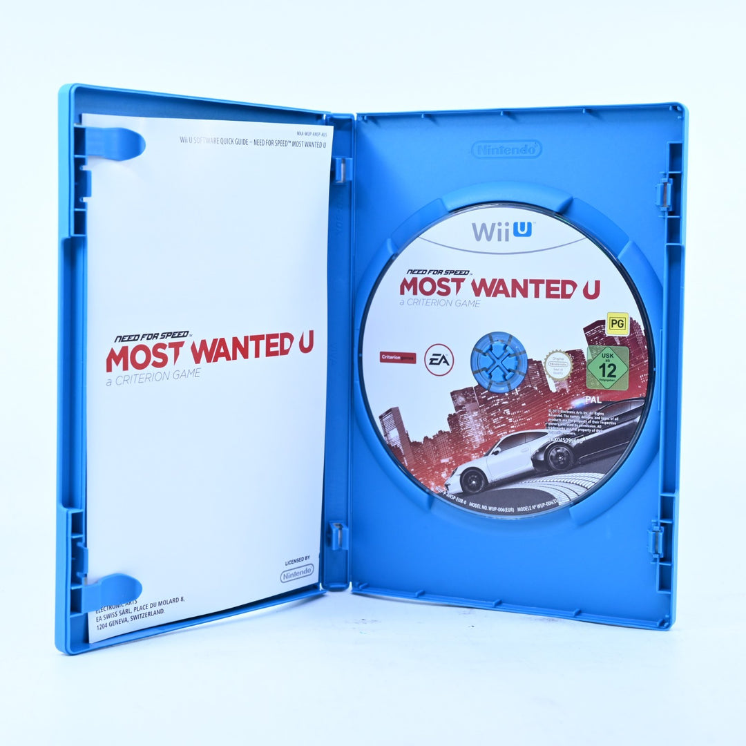 Need For Speed Most Wanted U - Nintendo Wii U Game - PAL - FREE POST!