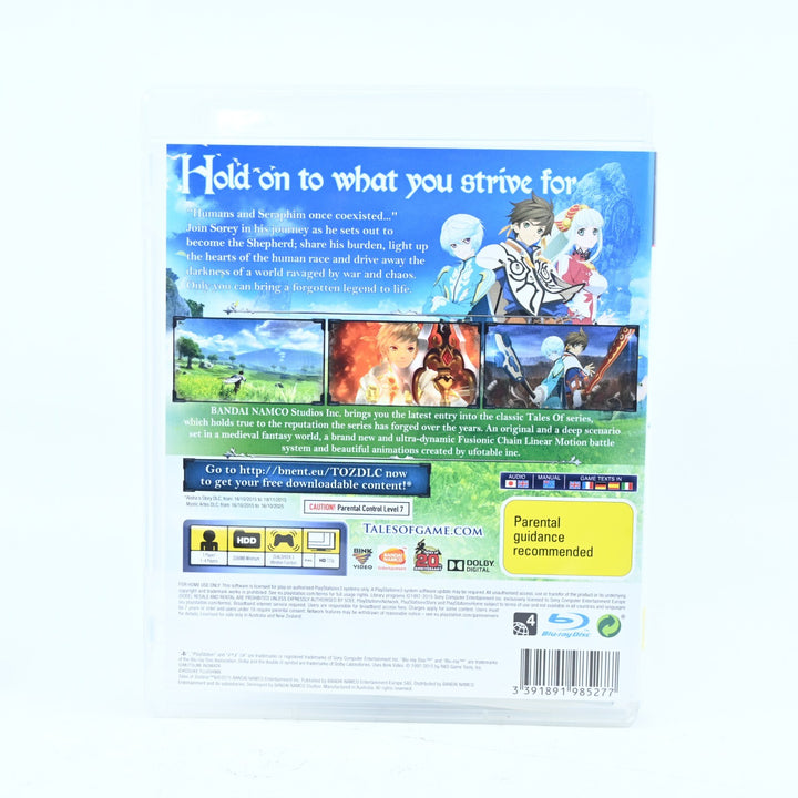 Tales of Zestiria - Sony Playstation 3 / PS3 Game + Manual - FREE POST!