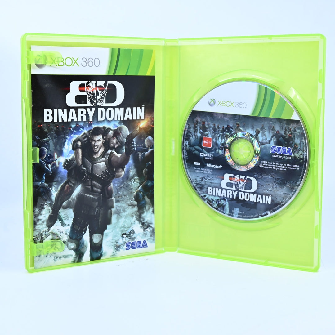 Binary Domain - Xbox 360 Game + Manual - PAL - MINT DISC!