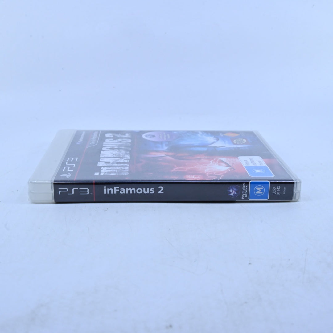 inFamous 2 - Sony Playstation 3 / PS3 Game + Manual - MINT DISC! SEALED!