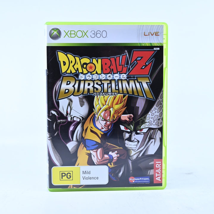 Dragon Ball Z Burst Limit - Xbox 360 Game + Manual - PAL - MINT DISC!