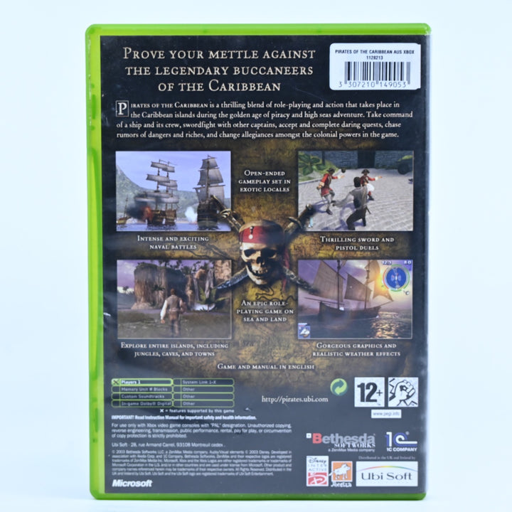 Pirates of the Caribbean - Original Xbox Game + Manual - PAL - MINT DISC!
