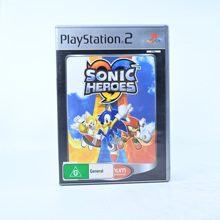 Sonic Heroes - Sony Playstation 2 / PS2 Game + Manual - PAL - MINT DISC!