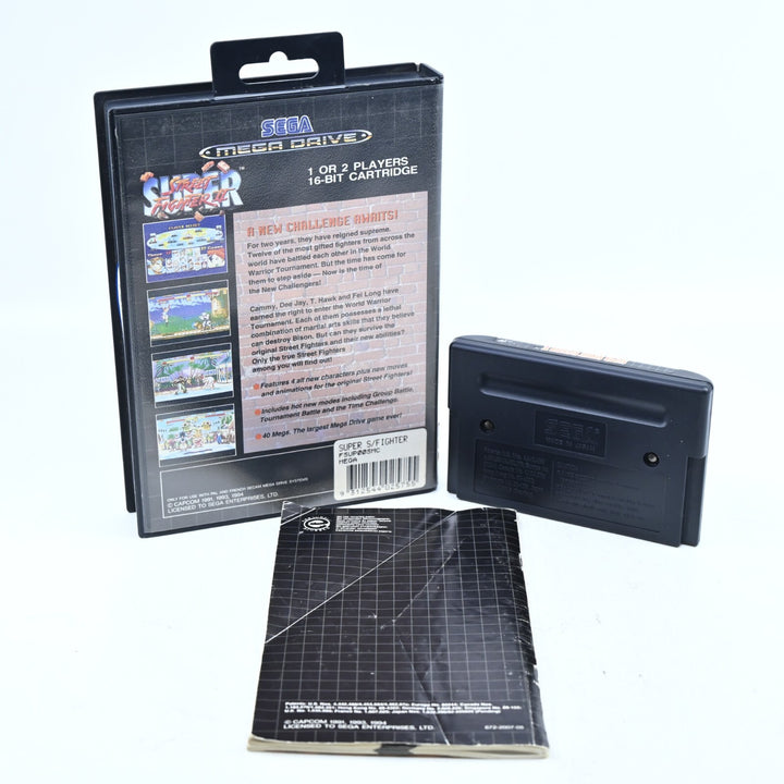 Super Street Fighter II 2 + Manual - Sega Mega Drive Game - PAL - FREE POST!