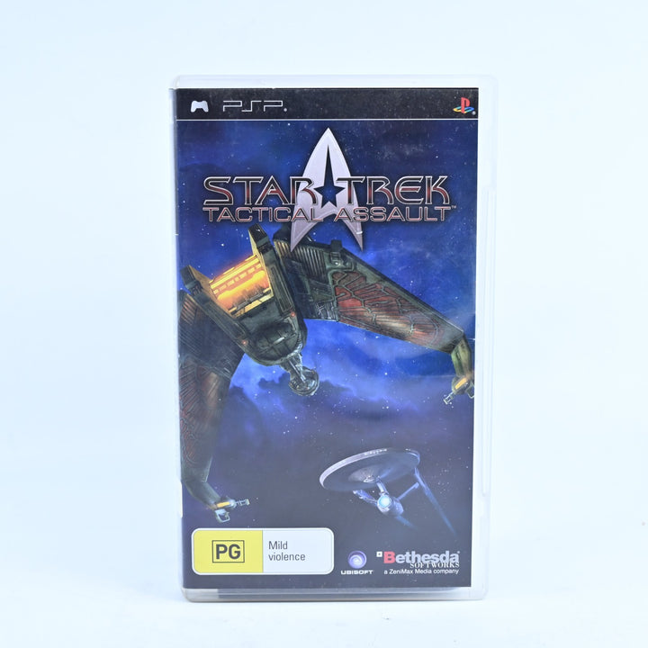 Star Trek Tactical Assault - Sony PSP Game + Manual - FREE POST!