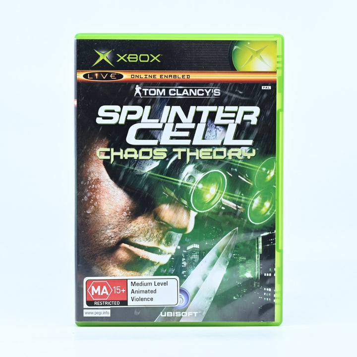Tom Clancy's Splinter Cell: Chaos Theory - Original Xbox Game + Manual - PAL