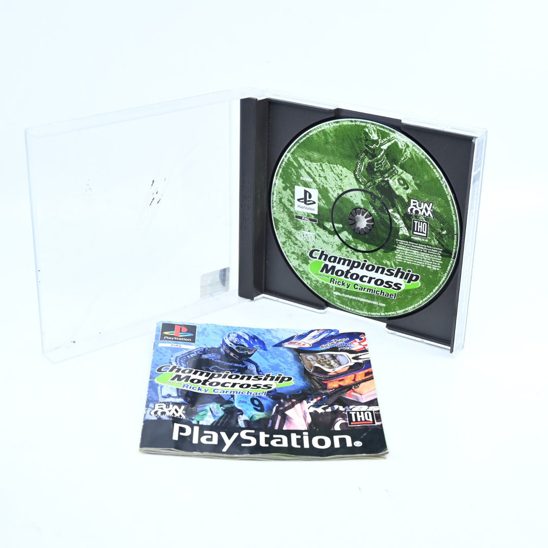 Championship Motocross: featuring Ricky Carmichael - PS1 Game + Manual - PAL
