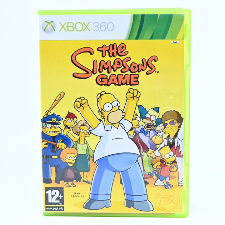 The Simpsons Game - Xbox 360 Game - No Manual - PAL - FREE POST!