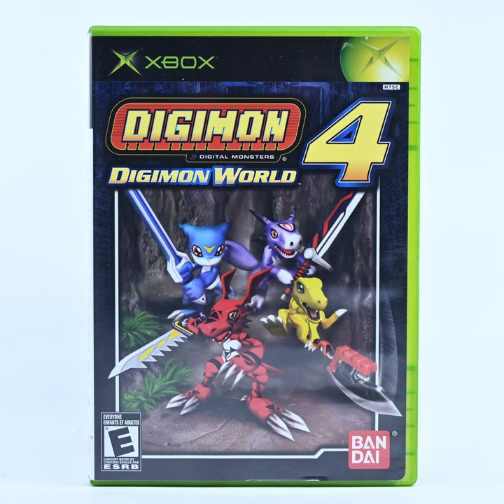 Digimon World 4 - Original Xbox Game + Manual - NTSC - MINT DISC!