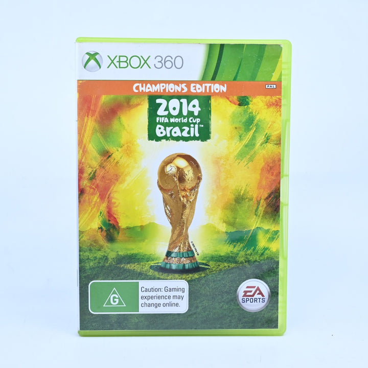 2014 FIFA World Cup Brazil - Xbox 360 Game + Manual - PAL - MINT DISC!
