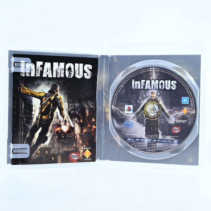 inFAMOUS - Sony Playstation 3 / PS3 Game + Manual - FREE POST!