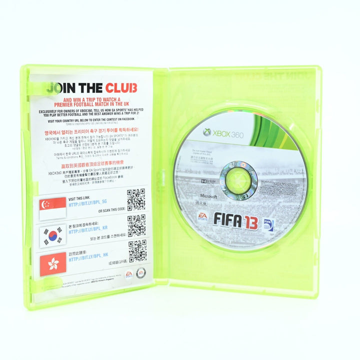 FIFA 13 - Xbox 360 Game + Manual - NTSC-J - FREE POST