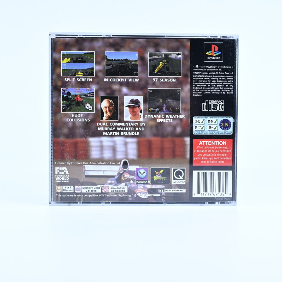 Formula 1: 97 - Sony Playstation 1 / PS1 Game + Manual - PAL - MINT DISC!