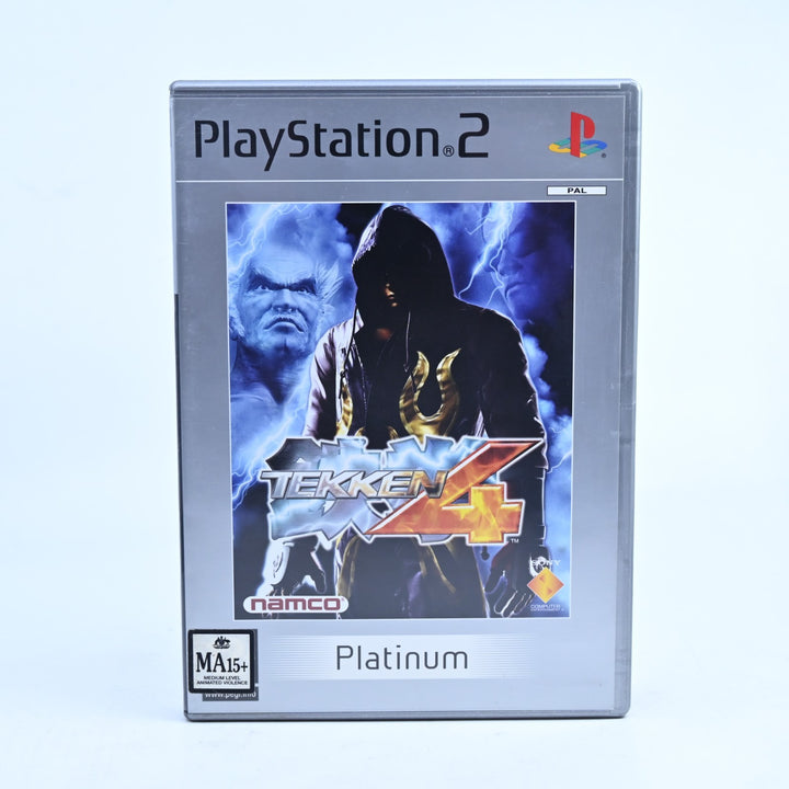 Tekken 4 - Sony Playstation 2 / PS2 Game + Manual - PAL