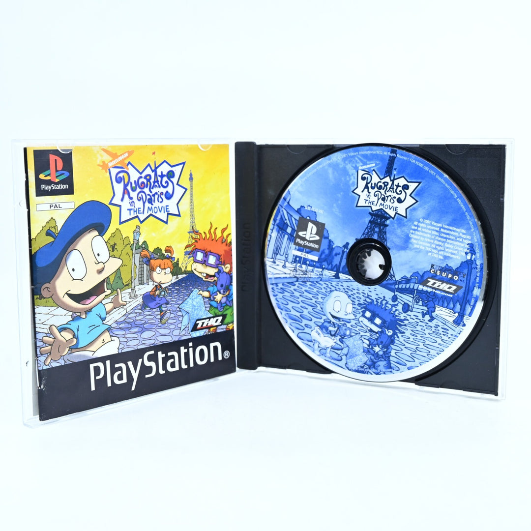 Rugrats in Paris: The Movie - Sony Playstation 1 / PS1 Game + Manual - MINT DISC