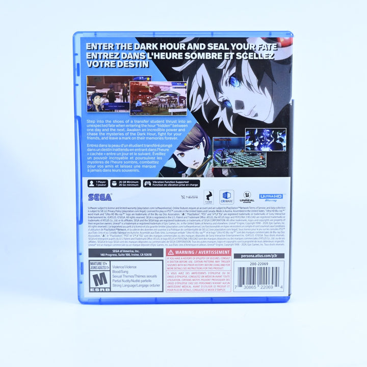 Persona 3 Reload - Sony Playstation 5 / PS5 Game - MINT DISC!