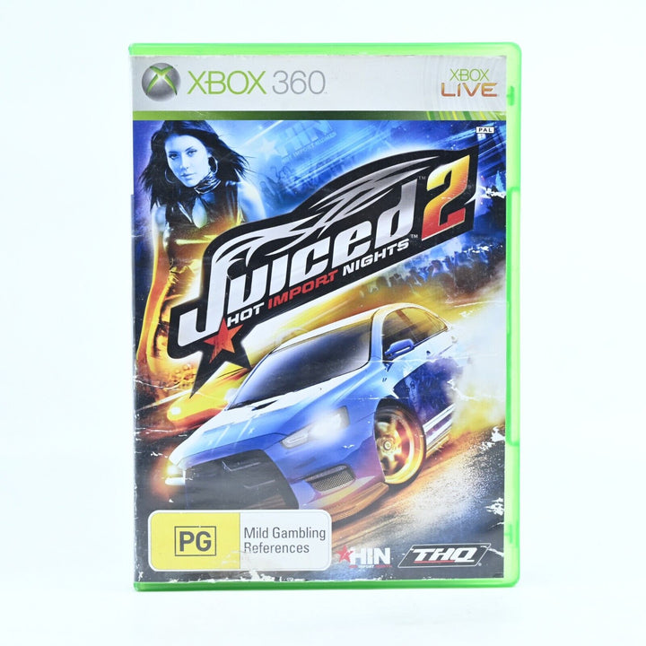 Juiced 2: Hot Import Nights - No Manual - Xbox 360 Game - PAL - MINT DISC!