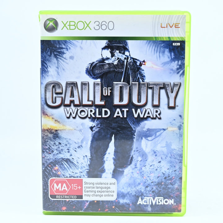 Call of Duty: World at War - Xbox 360 Game + Manual - PAL - MINT DISC!