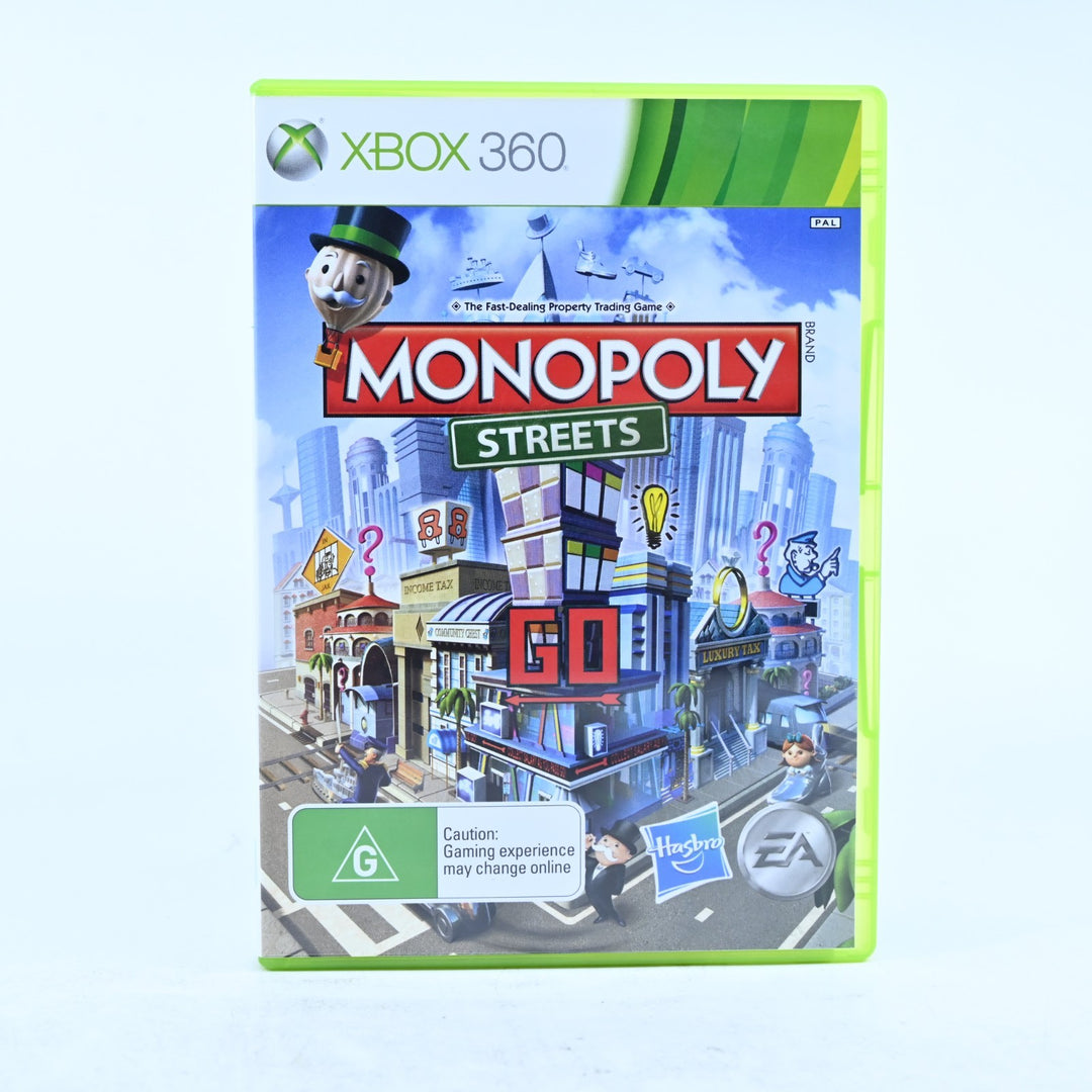 Monopoly Streets - Xbox 360 Game + Manual - PAL - MINT DISC!