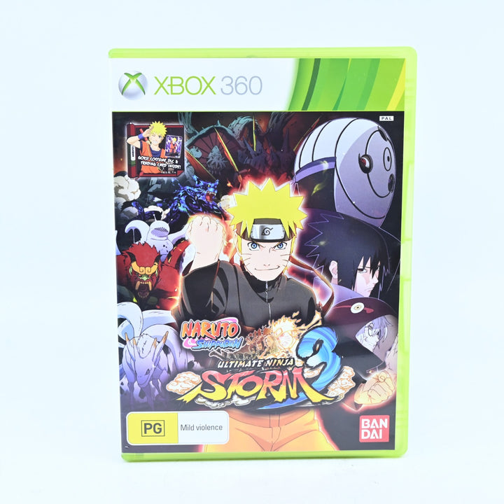 Naruto Shippuden Ultimate Ninja Storm 3  - Xbox 360 Game + Card + Manual