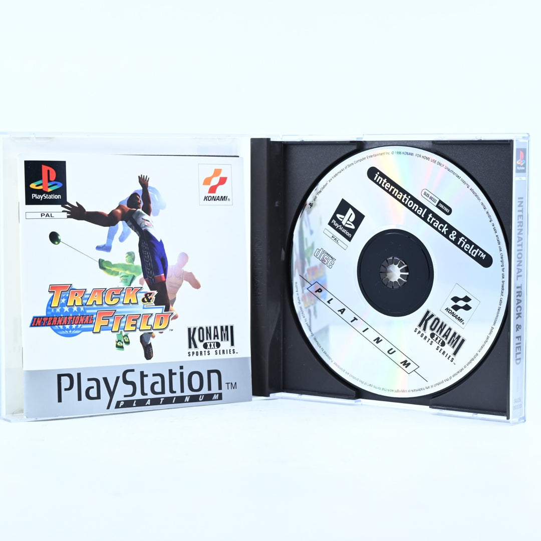 LIKE NEW! Track & Field: International - Sony Playstation 1 / PS1 Game + Manual