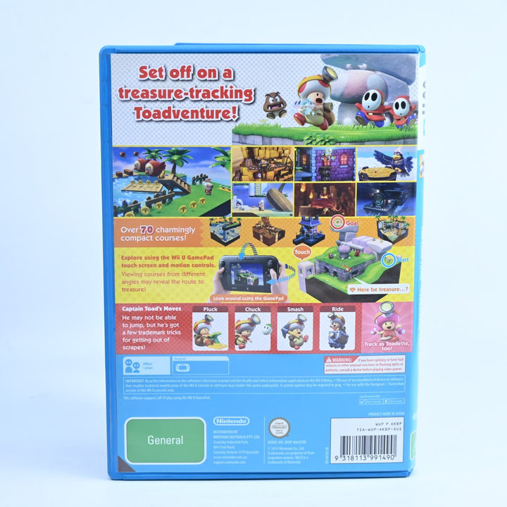 Captain Toad: Treasure Tracker - Nintendo Wii U Game - PAL - FREE POST!