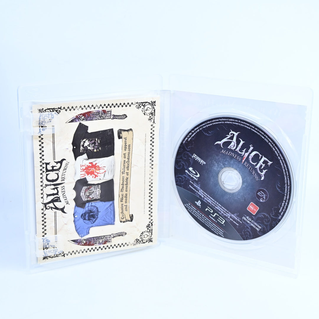 Alice: Madness Returns - Sony Playstation 3 / PS3 Game + Manual - FREE POST!