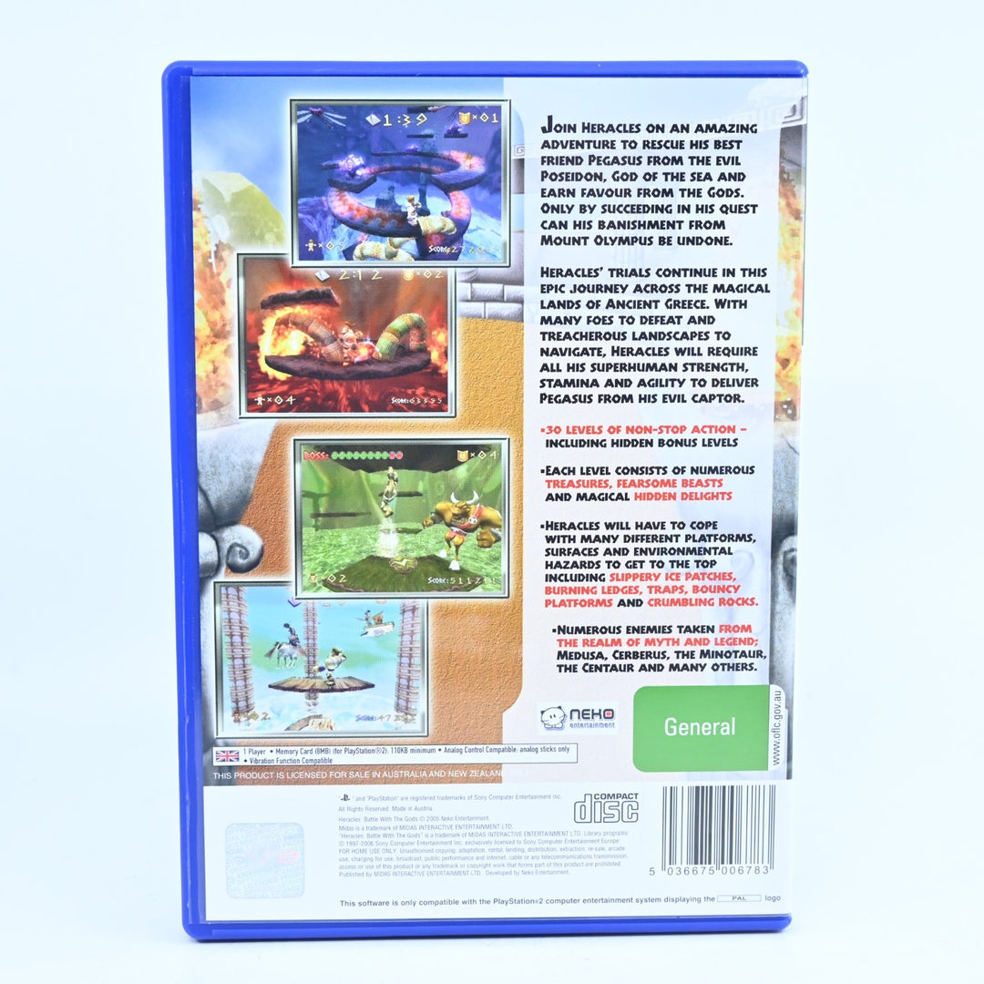 Heracles Battle with the Gods - Sony Playstation 2 / PS2 Game + Manual - PAL