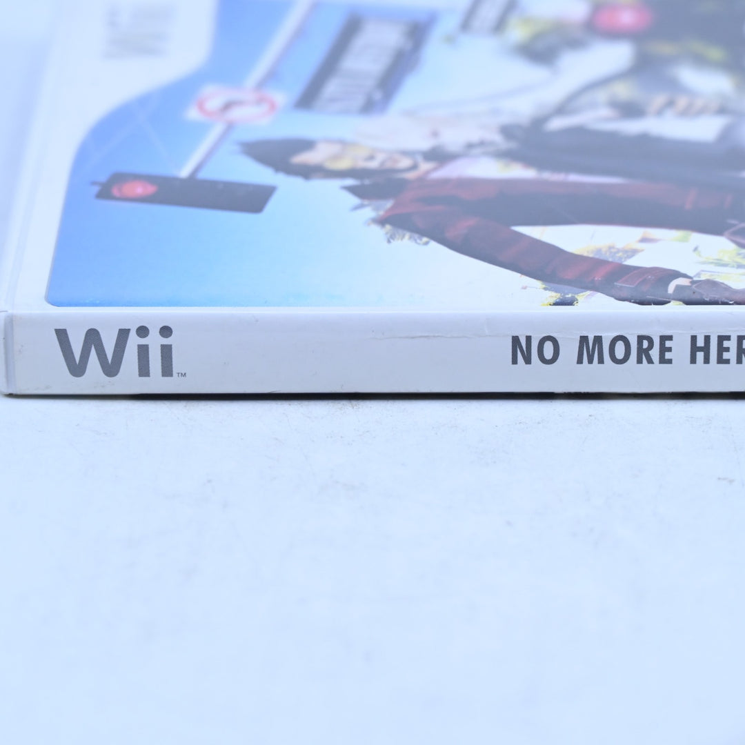 No More Heroes - Nintendo Wii Game + Manual - PAL - MINT DISC!