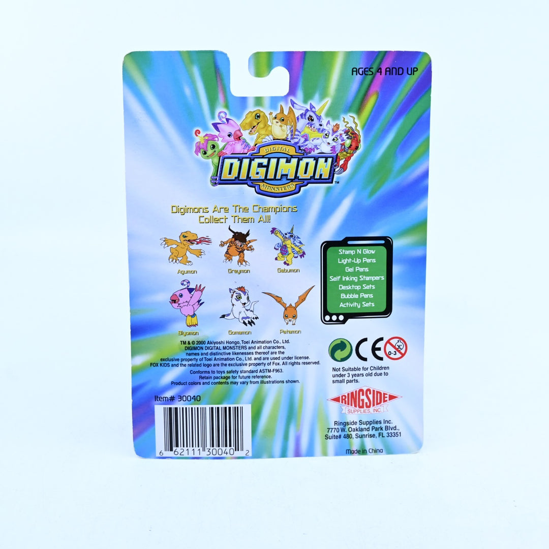 SEALED! Digimon 3-D Erasers - Ringside - Fox Kids - Anime Toy Collectable