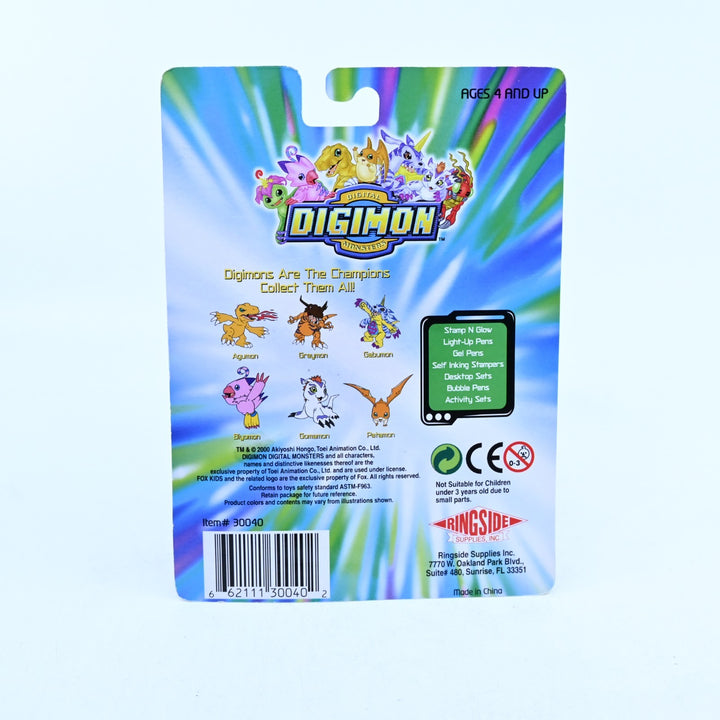 SEALED! Digimon 3-D Erasers - Ringside - Fox Kids - Anime Toy Collectable